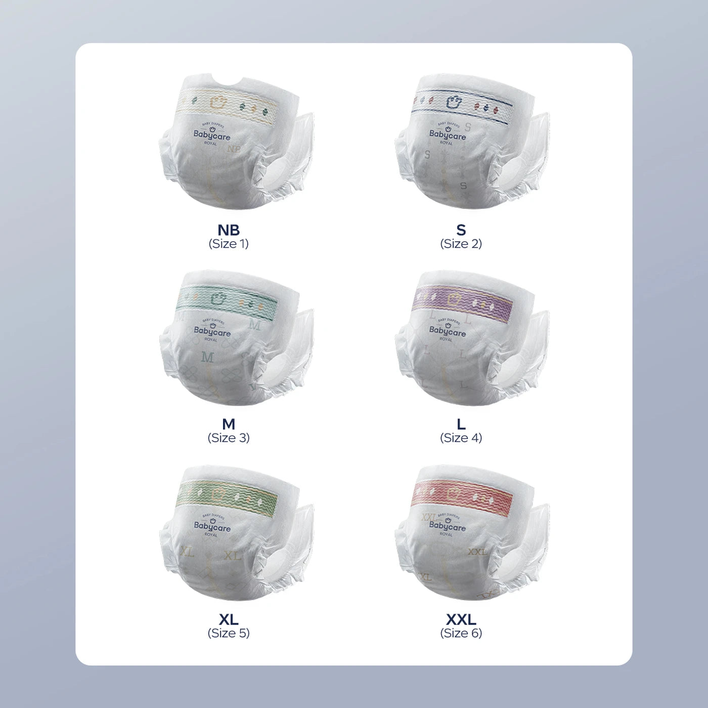 C Babycare Royal Couches taille 4 (9-14 kg) - 40 pièces