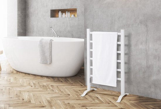 Vlectro - Radiateur sèche-serviettes électrique pour des serviettes merveilleusement chaudes (avec installation sur place GRATUITE* en option) - Noir