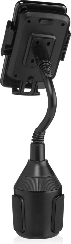 Bintoi® T200 - Supports de téléphone Accessoires de voiture - Support de téléphone GSM pour voiture - Support de gobelet pour voiture - Support de téléphone GSM avec prise solide - iPhone/Samsung/Huawei/Oneplus - Cadeau