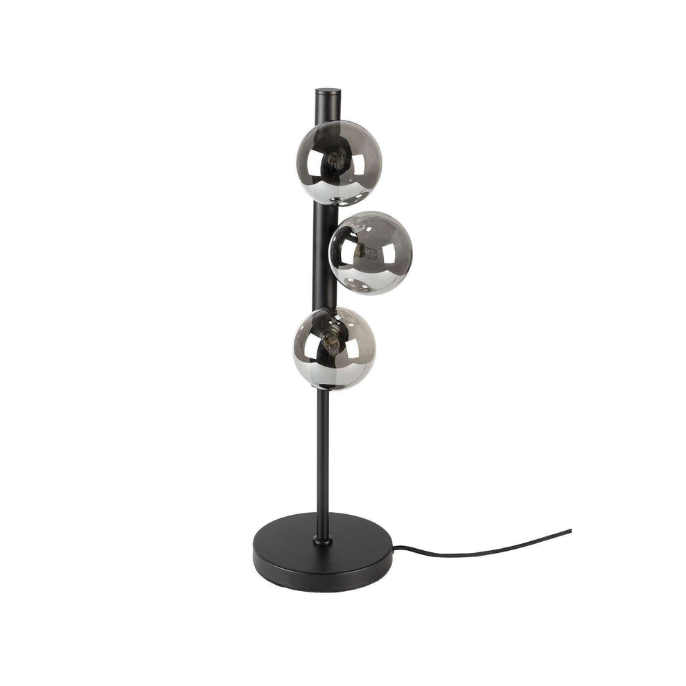 Staerkk Lampe à poser en aluminium - monica smoke black - Ø15 x 61 cm