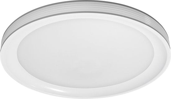 Plafonnier Ledvance Smart WiFi Orbis Frame – Ø 49,5 cm – Panneau LED 32 W avec fonction « Tunable White » et variateur d'intensité – Blanc