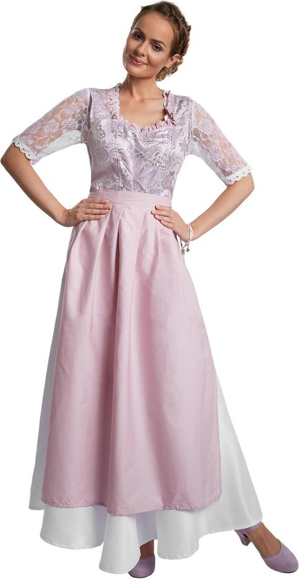 Dressforfun Maxi-Dirndl Neuschwanstein modèle 2 L - costume pour habiller halloween party wear carnaval costume carnaval party wear - 304647
