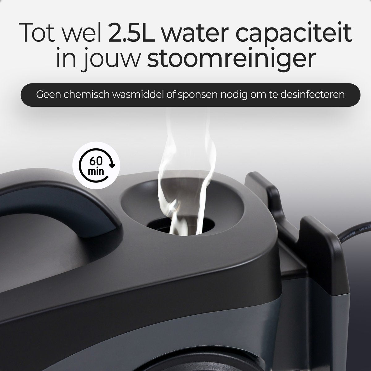 Nettoyeur vapeur Atmosed AS-2 - 1 650 W - 4 bars - 2,5 L - Avec 20 accessoires