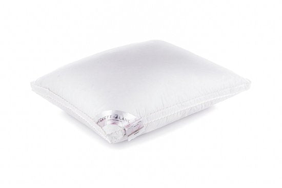 Oreiller Heckettlane - Oreiller carré garni de plumes et de duvet - Oreiller rafraîchissant - 60 x 70 cm - Pour les personnes dormant sur le dos, sur le côté ou sur le ventre - 1 pièce
