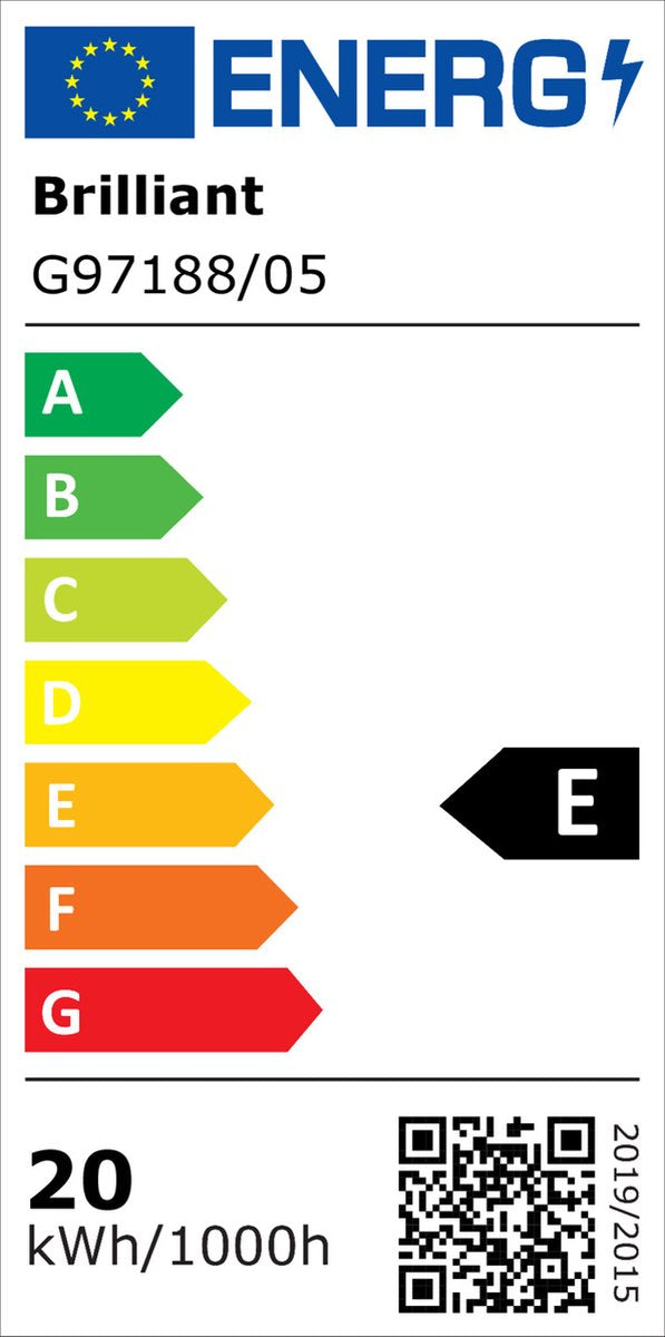 Brillant Heddy Plafonnier LED 39 cm - Blanc - 22W LED intégré - Smart Tuya App Control
