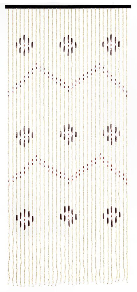 Rideau à perles en bambou Maximex multicolore - 90 x 200 cm - 31 brins