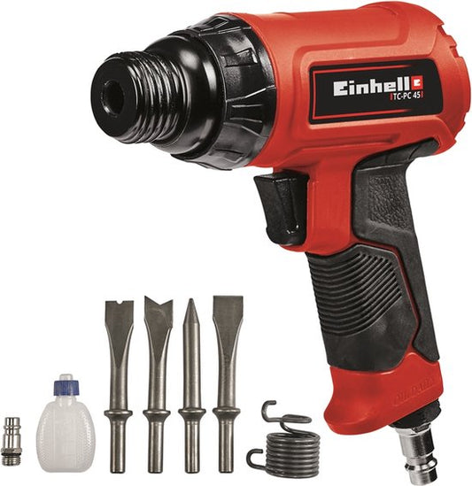 Burin pneumatique Einhell TC-PC 45 - 1,2 J - Avec jeu de 4 burins (120 mm)