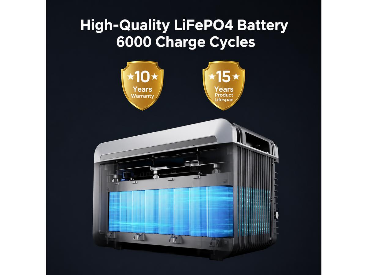 Batterie domestique Growatt Nexa 2000 - Possibilité d'extension - Design compact