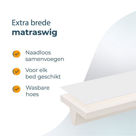 Cale-matelas de Luxe - Protège-matelas - Pont d'amour avec bande - Protège-matelas - Alyze