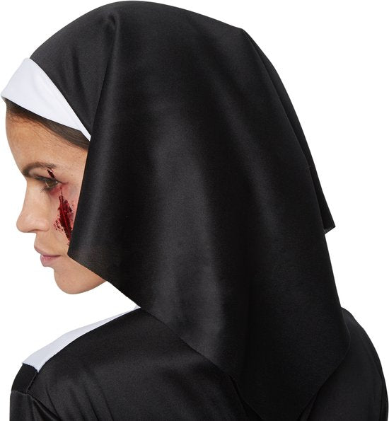 Dressforfun Creepy nun - XL - Carnaval du costume - Halloween - Dress up - Party wear - Party wear - Party wear