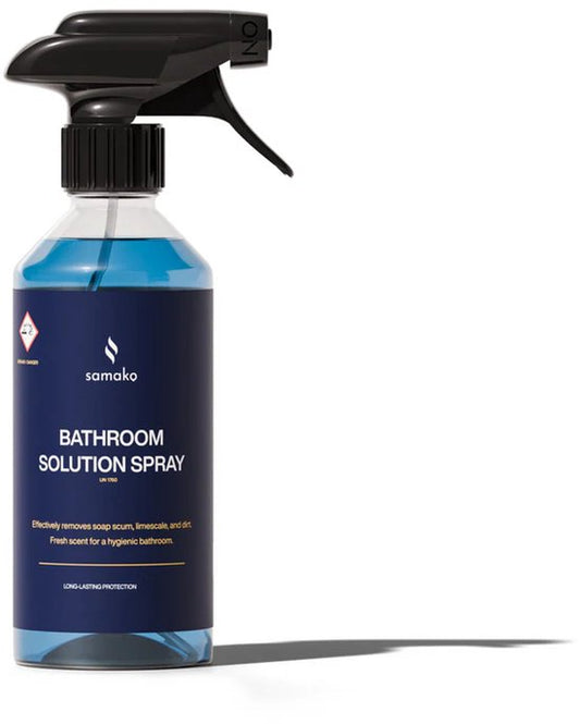Nettoyant pour salle de bains en spray Samako – Élimine le calcaire et les résidus de savon – Pour les robinets, le carrelage, les parois de douche et les lavabos – Ne laisse pas de traces, sans agents agressifs