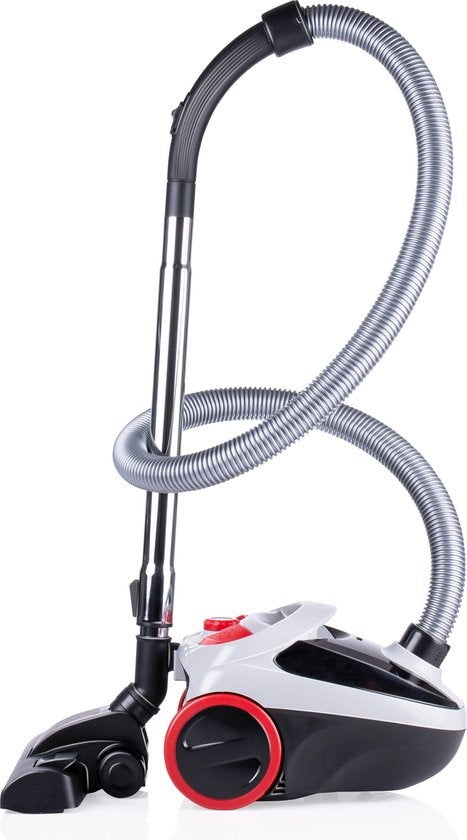 Aspirateur Dirt Devil avec sac DD2001 - Filtre HEPA 10 - 2 accessoires - 800W - Gris/Rouge