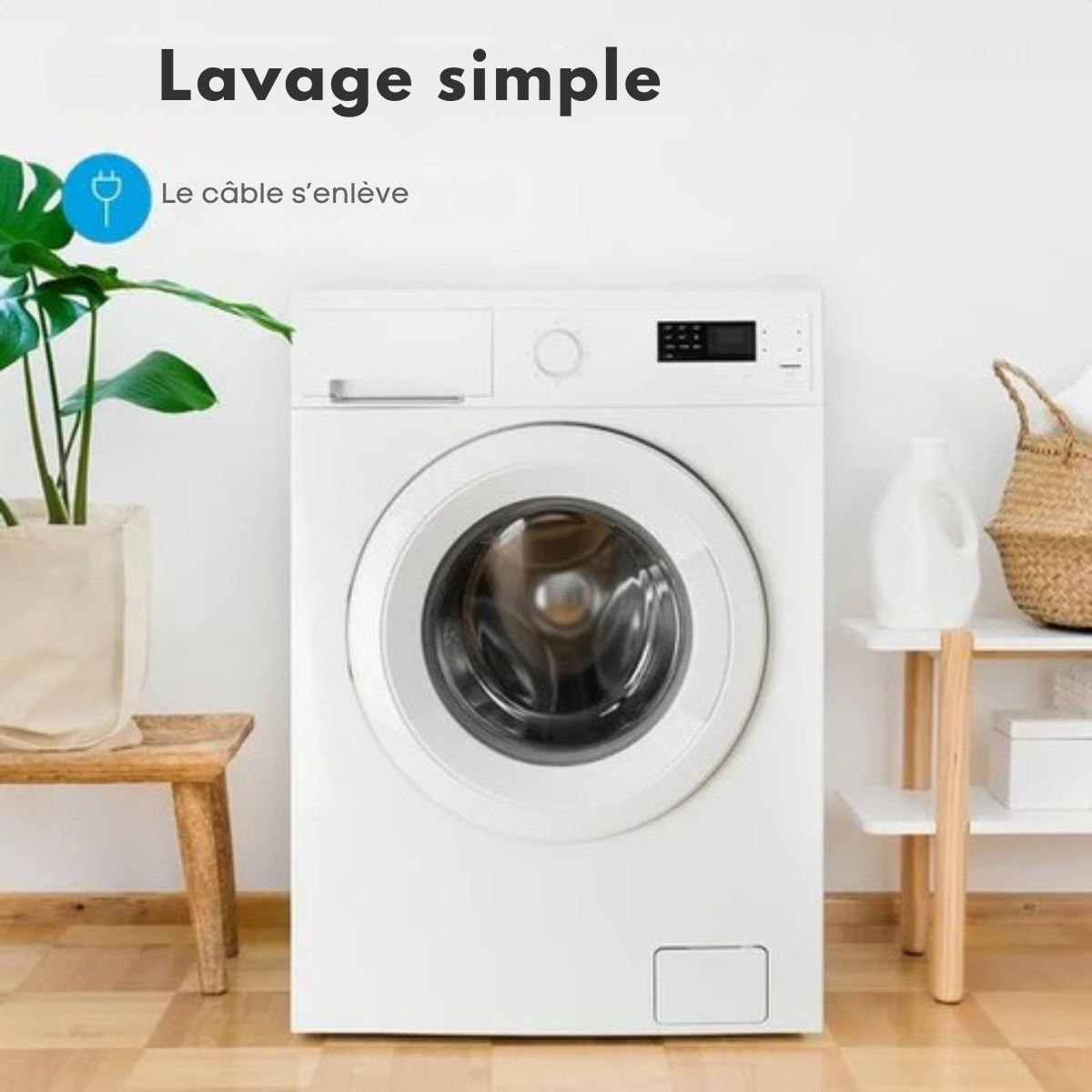 Couverture électrique Auronic - Couverture chauffante - 9 niveaux de chaleur - 1 personne - 160x120cm - Marron clair