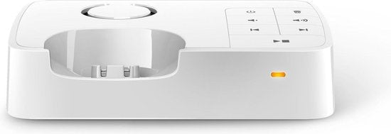 Téléphone sans fil Philips D6351W avec répondeur - Écran 1,8" - Répertoire jusqu'à 100 noms - Reconnaissance des numéros et verrouillage - Plug & Play - Blanc