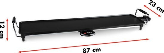 Plancha Teppanyaki Alpina - XL - Thermostat réglable - 1800 watts