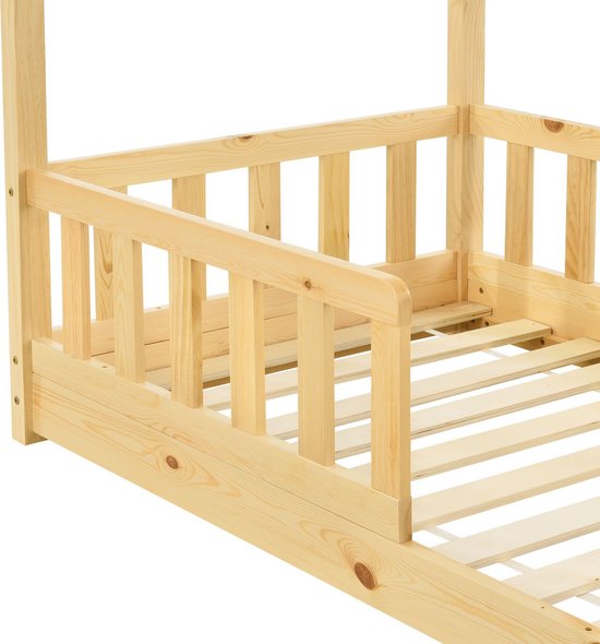 Lit enfant Marli - 80 x 160 cm - Couleur bois