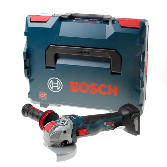 Meuleuse d'angle sans fil Bosch Professional GWX 18V-10 SC 125 mm X-LOCK 18V Basic Body dans un coffret L-Boxx - 06017B0400