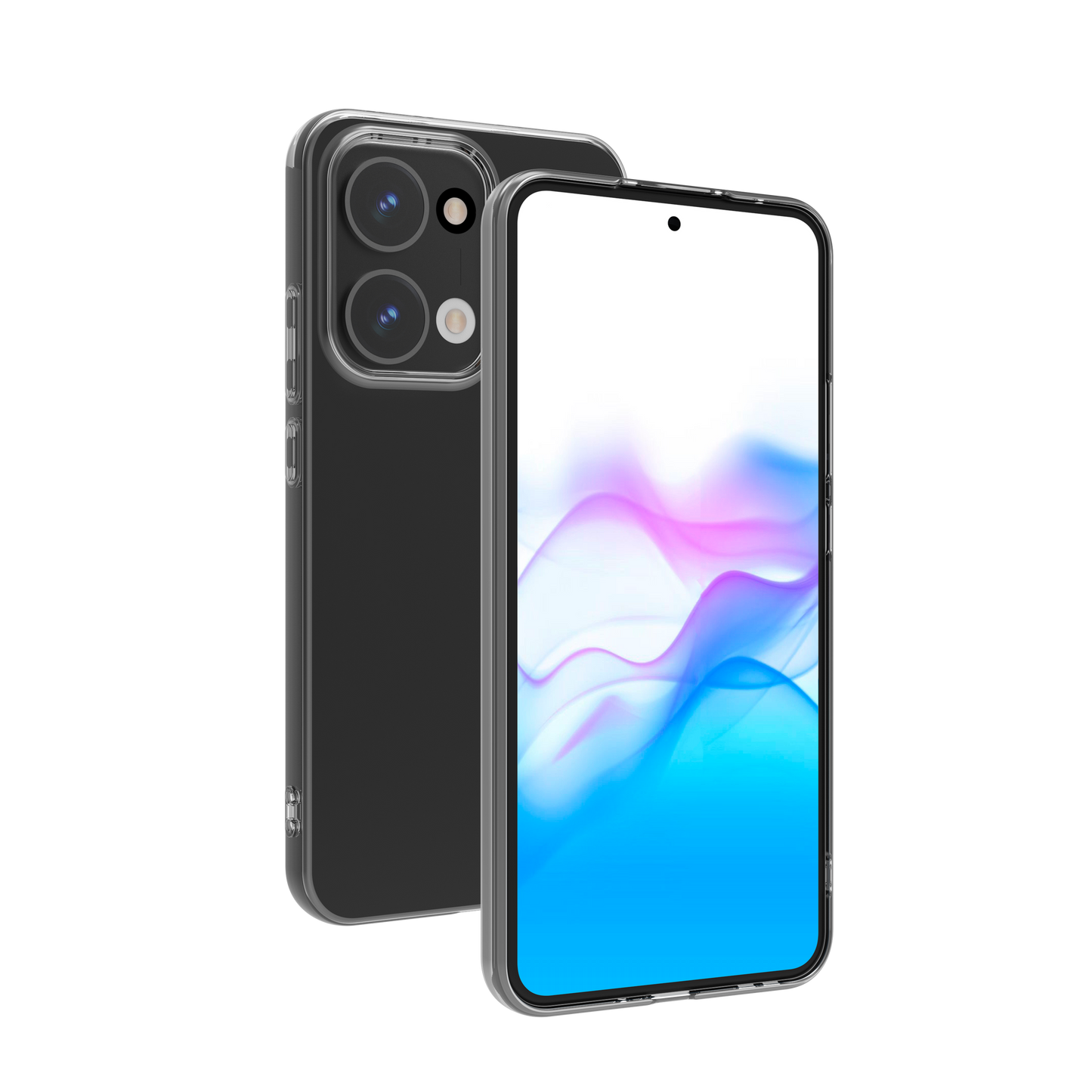 BeHello Gel Case pour Oppo Reno13 - Antichoc - Flexible - Ajustement précis - Transparent
