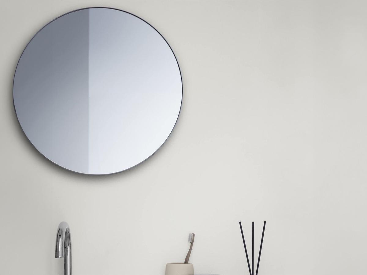 Miroir mural Blomus RIM - Noir - Ø 80 cm - 3 cm de profondeur