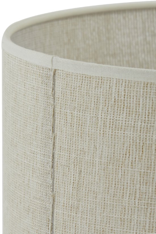 Light & Living Abat-jour Breska - 35 x 30 x 35 (L x H x P) - Tissu - Couleur sable