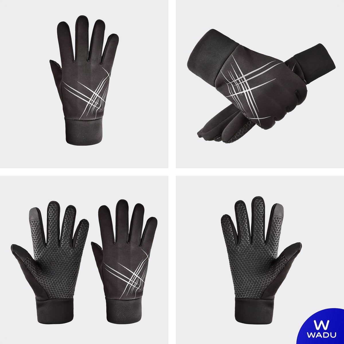 Gants pour hommes et femmes - Convient aux appareils à écran tactile - Déperlant - Gants de ski