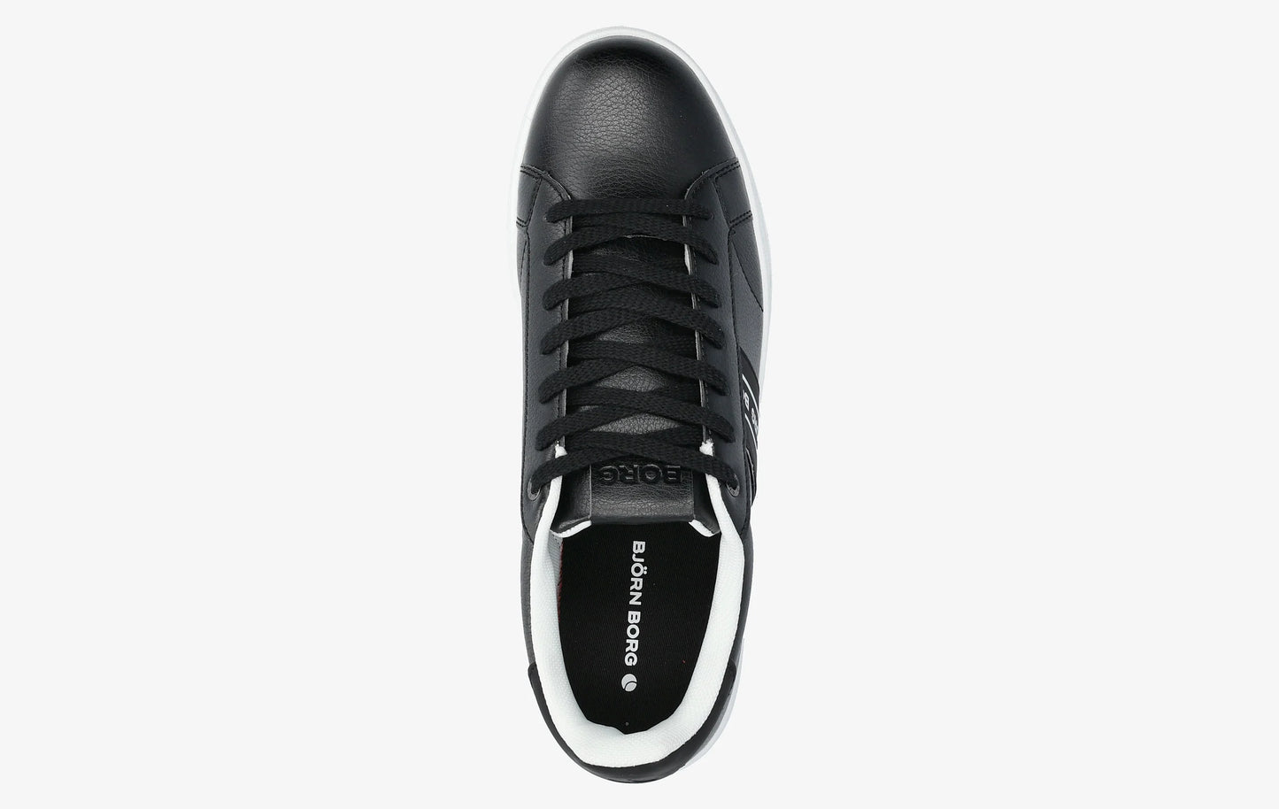 Björn Borg - CUP LOGO T470 - Baskets basses - Hommes - Noir - Fermeture à lacets