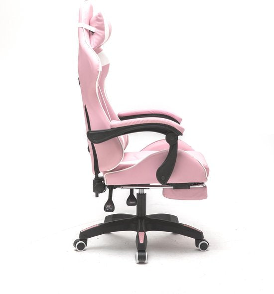 Chaise de jeu VDD avec repose-pieds - Rose