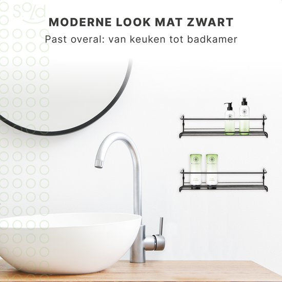 Portoir à herbes suspendu - Organisateur d'herbes - 4 Portoirs à herbes - Pour 24 pots d'herbes - Acier inoxydable Noir mat