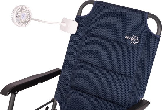 Bo-Camp - Ventilateur de table avec pince - Flex - Rechargeable