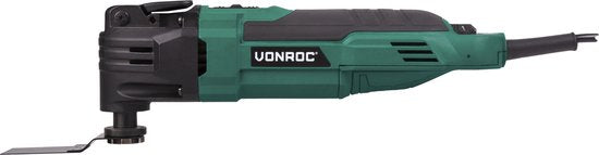 VONROC Multitool - Oscillant - 300W - Accessoires et sac de rangement inclus