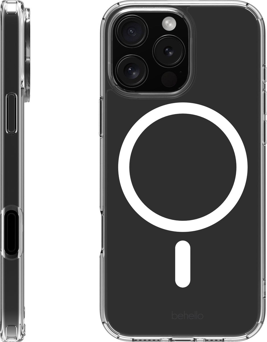 BeHello Case iPhone 16 Pro - Magsafe - Transparent