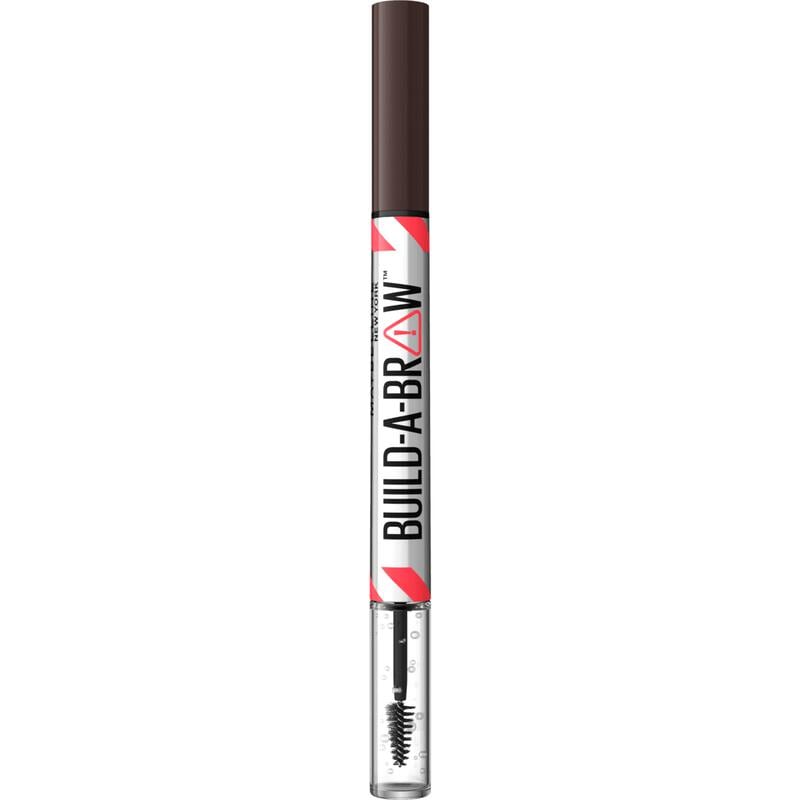 Maybelline Build-a-Brow Crayon à sourcils et gel fixateur 2-en-1 - 259 Ash Brown - Waterproof - Jusqu'à 24 heures
