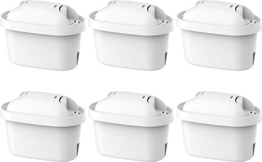Cartouche filtrante Waterdrop certifiée TÜV SÜD - Compatible avec Brita Maxtra - Pour les réservoirs Brita Style, Fun, Marella, Cool, Mavea, Elemaris XL et Flow - 6 pièces