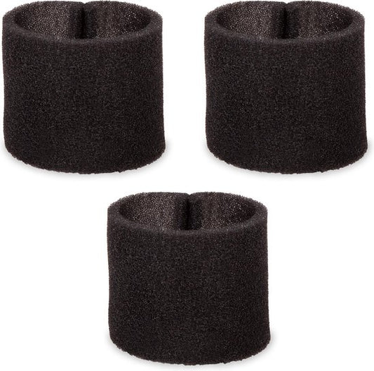 VONROC Jeu de filtres en mousse - 3 pièces - Convient à l'aspiration humide - pour VC502AC & VC510AC