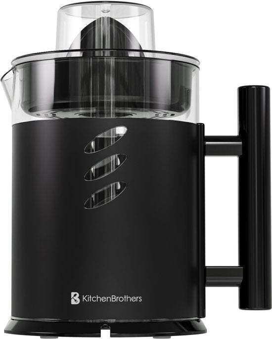 KitchenBrothers Presse-agrumes - Manuel - Avec bec et poignée - 1L - Noir