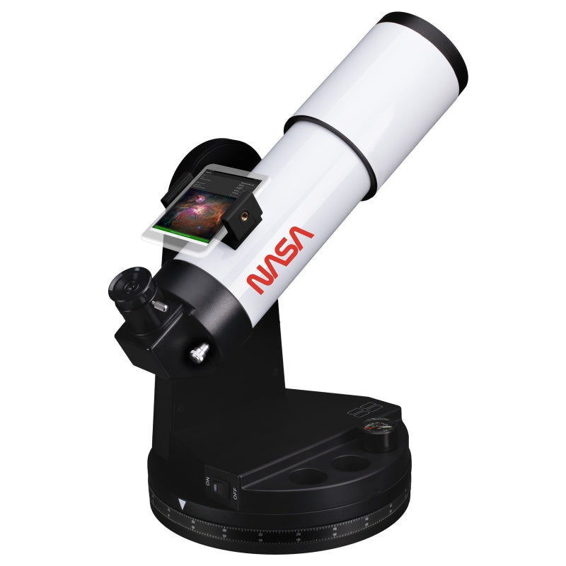 Télescope Bresser ISA Space Exploration NASA PushTo AR 70/350 Smart – Réfracteur de 70 mm avec application et filtre solaire