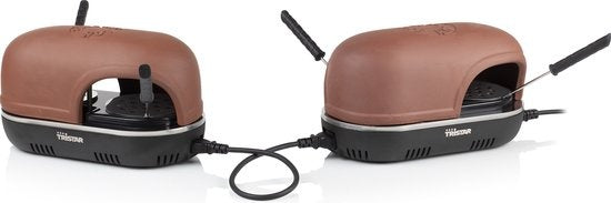 Tristar Pizza Festa Gourmet Connect PZ-9162 - Four à pizza et machine à pizza - Set gourmet pour la pizza - Extensible et connectable jusqu'à 8 personnes - Set de 4 personnes