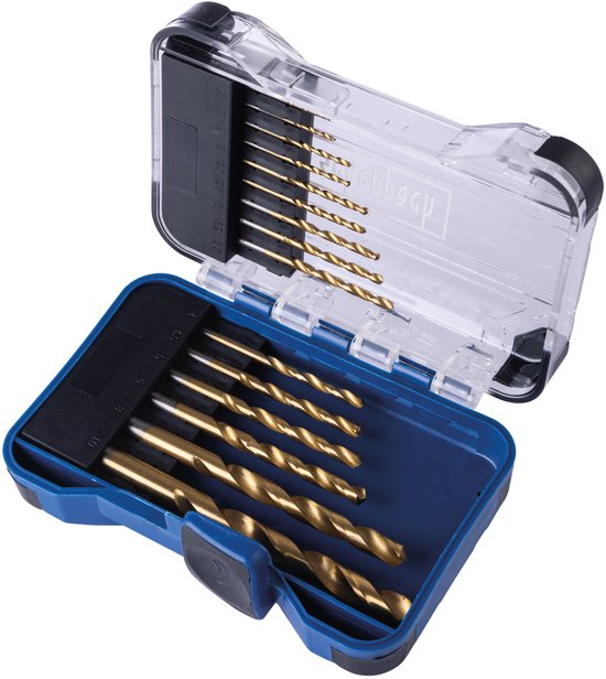 Jeu de forets Scheppach HSS HSS15 - 15 pièces - Ø 1,5–10 mm - Convient notamment pour percer le bois, le plastique et le métal