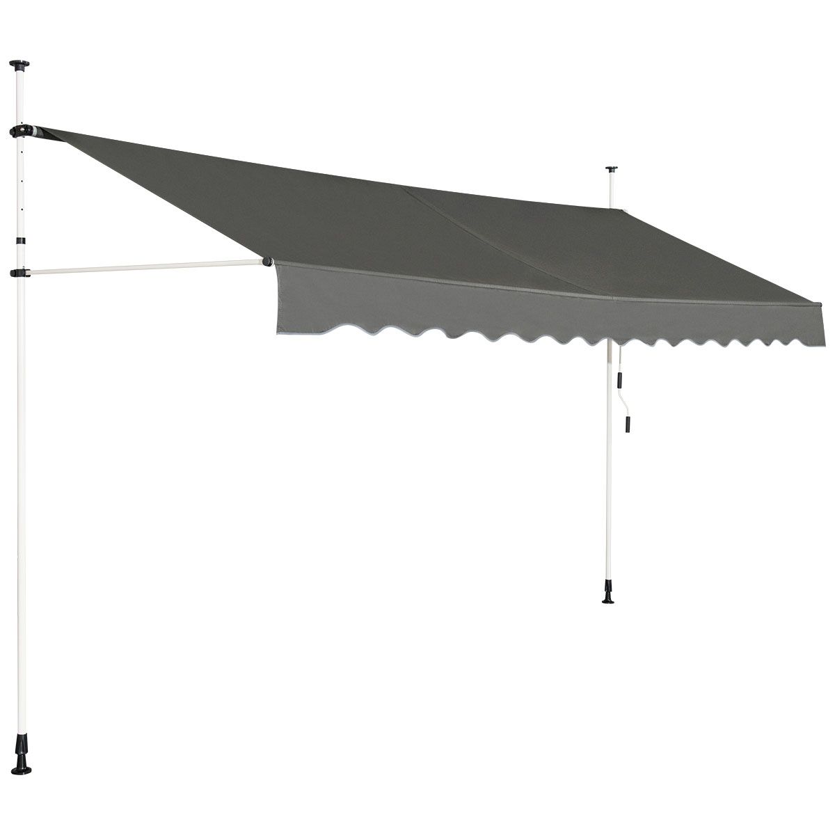 Coast Canopy Telescopic - 350 x 125 x 200 - 300 cm - Gris