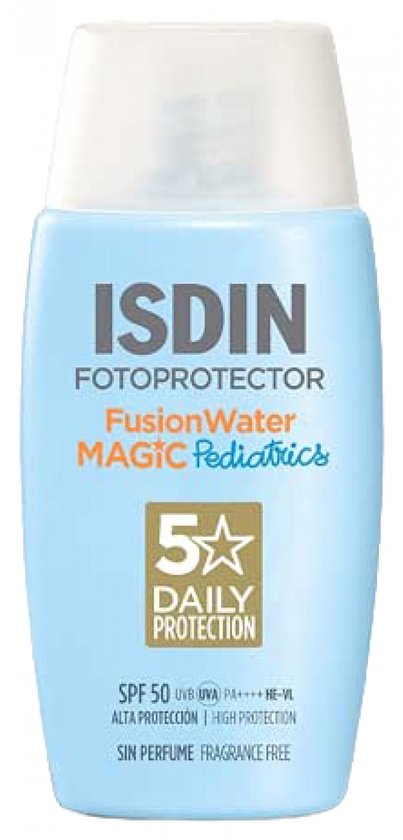 ISDIN - Pediatrics Fusion Water SPF50 - 50 ml - Crème solaire pour enfants