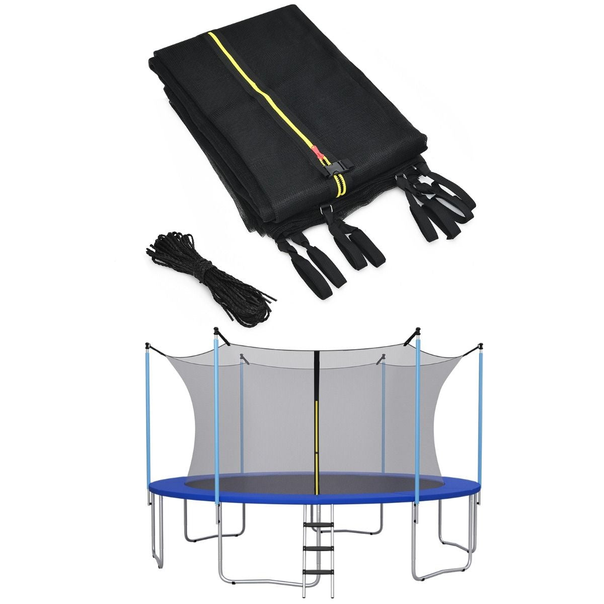 Filet trampoline - Coast - Ø305 cm - Filet de sécurité - Noir