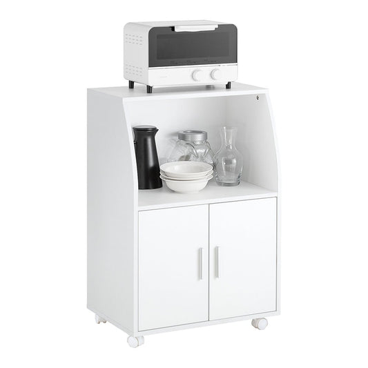 Armoire de cuisine sur roulettes - SoBuy - 55x38x84 cm - Blanc