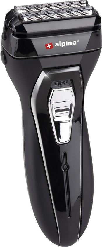 alpina Shaver with Trimmer - Rasoir - Tondeuse à barbe avec brosse de nettoyage et capuchon de protection