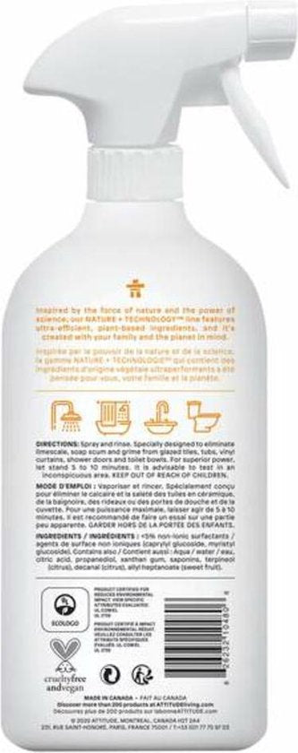 Nettoyant anti-calcaire pour salle de bains et WC