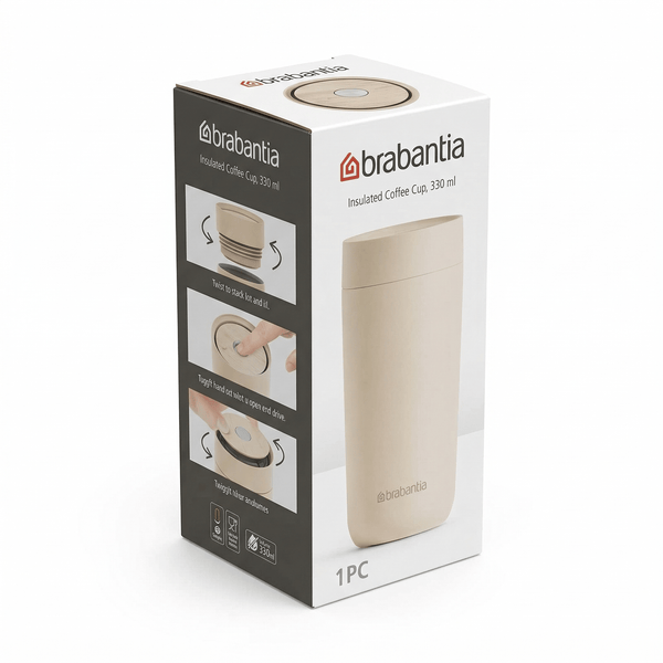Tasse à café isotherme Brabantia, 330 ml - 7,5 x 17,3 cm