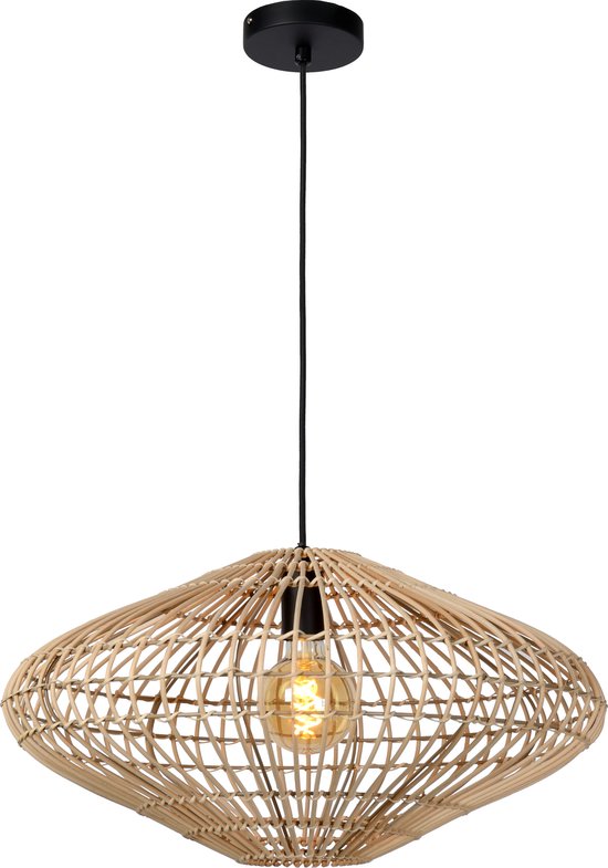 Lucide MAGALI - Lampe suspendue - Ø 56 cm - 1xE27 - Naturel - Japandi