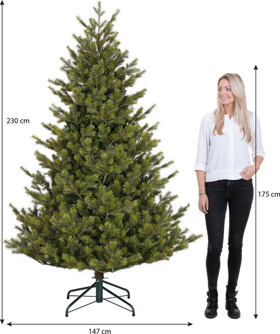 Black Box Trees Clive Artificial Christmas Tree - H230 x Ø147 cm - Vert