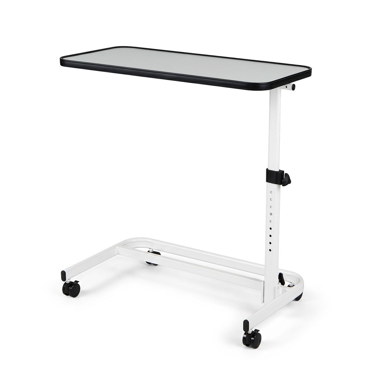 Table de lit mobile Coast - hauteur réglable - plateau inclinable - blanc