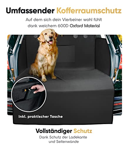 Protection de coffre pour chien Heldenwerk - Imperméable - Noir