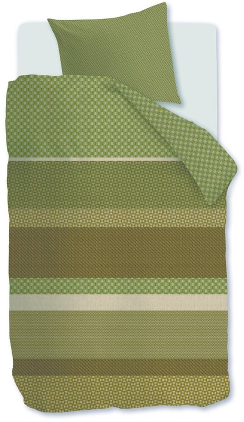Housse de couette Beddinghouse Fera - Double - 200 x 200/220 cm - Vert